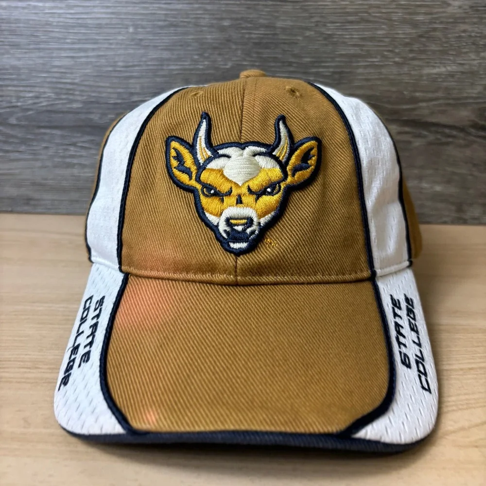 State College Spikes Hat Cap Strap Back Brown‎ MiLB Baseball Adjustable